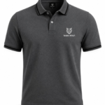 Charcoal Wolf Polo