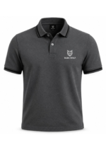Charcoal Wolf Polo
